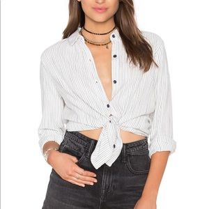 Marina Pinstripe Button Down